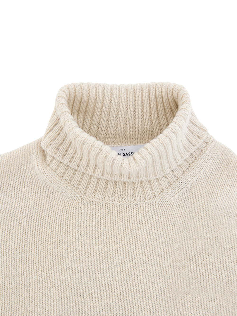 Beige Gran Sasso Wool Turtleneck Sweater