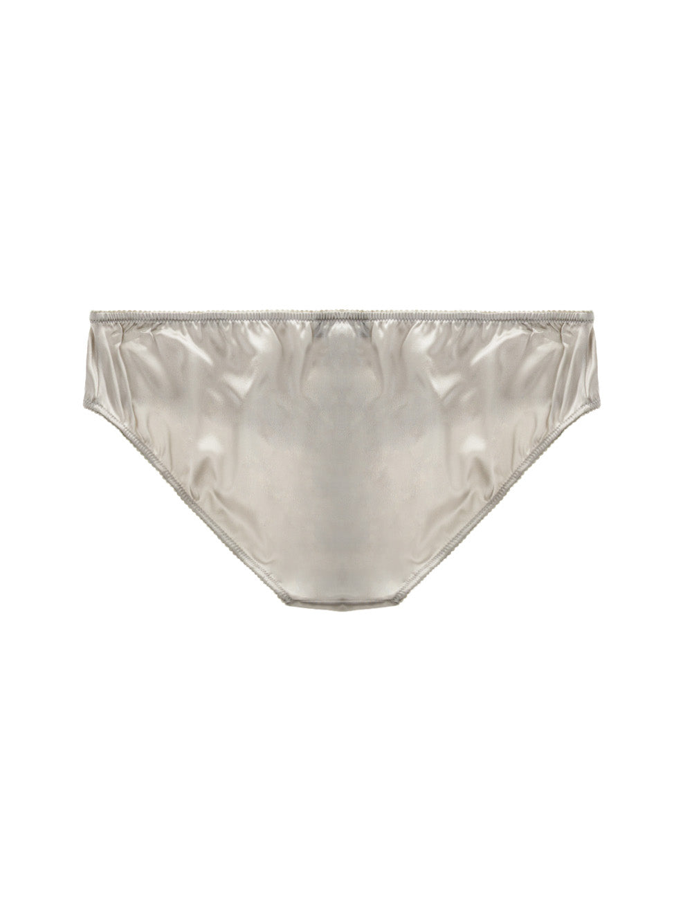 Dolce & Gabbana Pearl Grey Silk Brief – Luxury Underwear – Siebentaschen