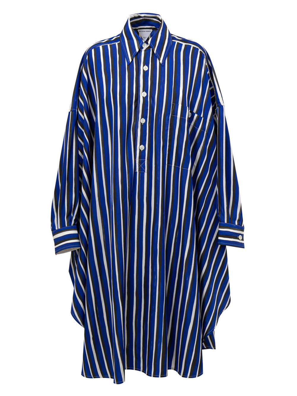 Bottega Veneta Striped Kaftan Shirt Dress