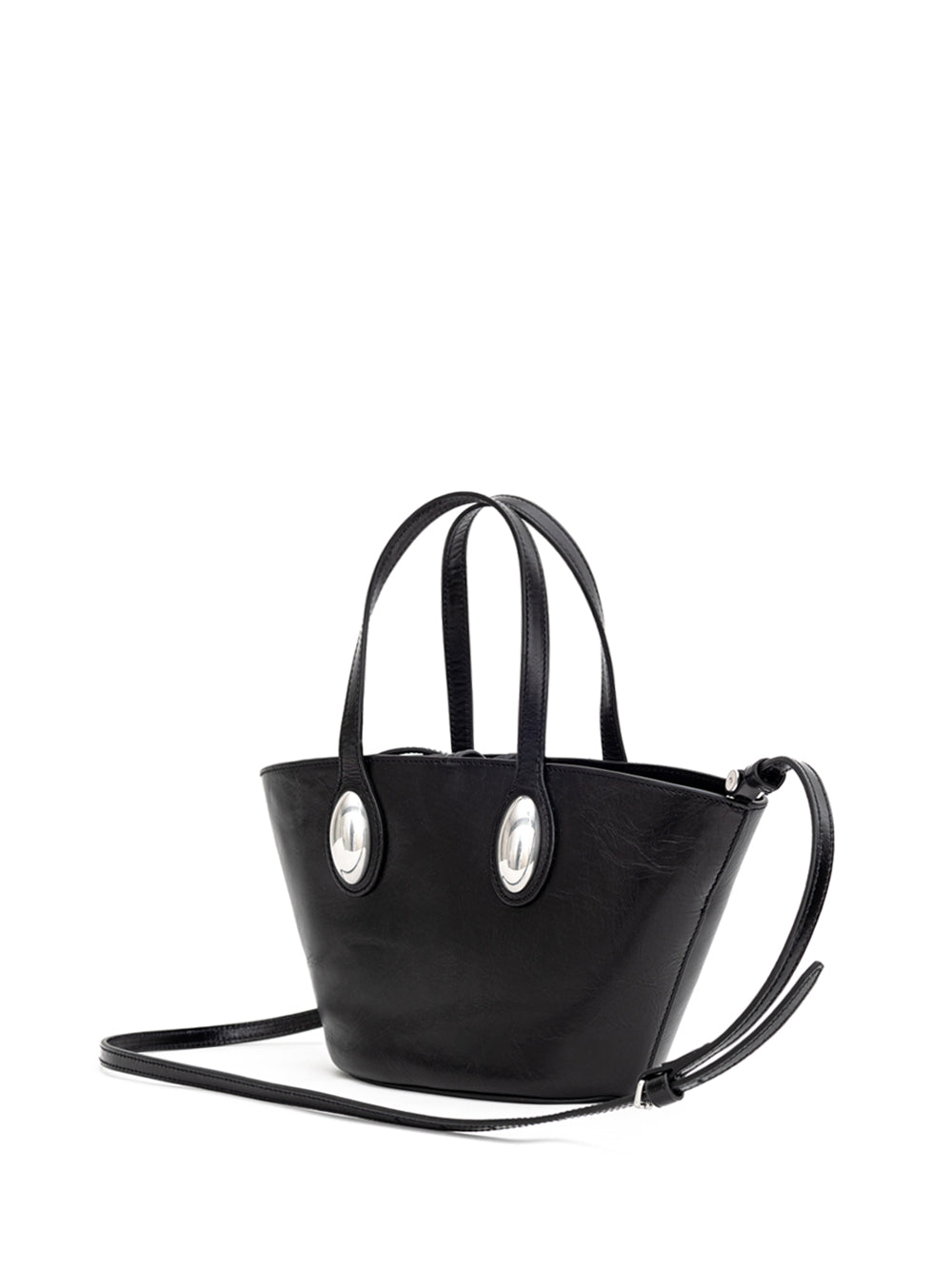 Alexander Wang Mini Dome Tote Bag in Black Leather – Siebentaschen