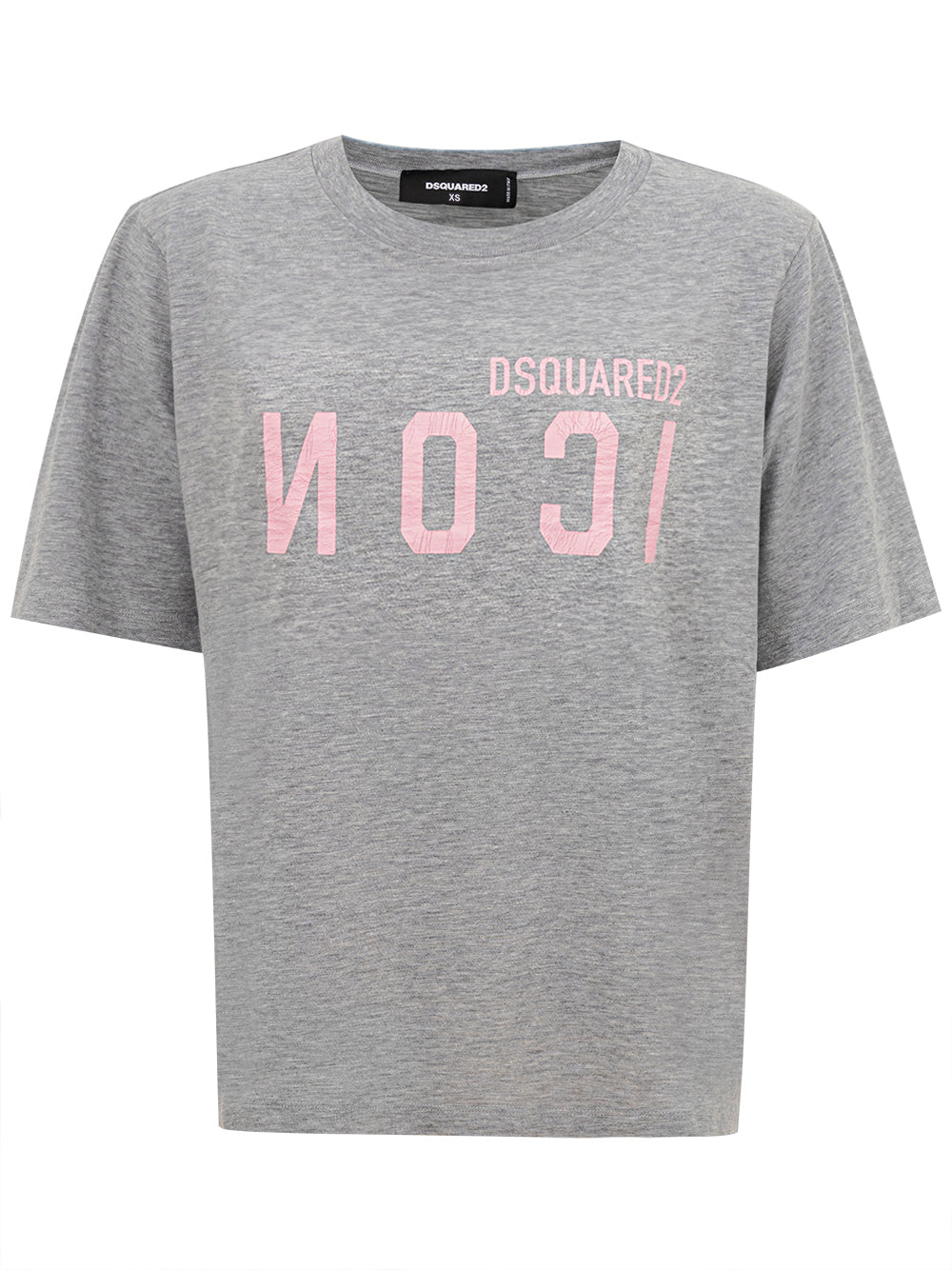 Grey MÃ©lange T-Shirt with Dsquared2 Icon logo.