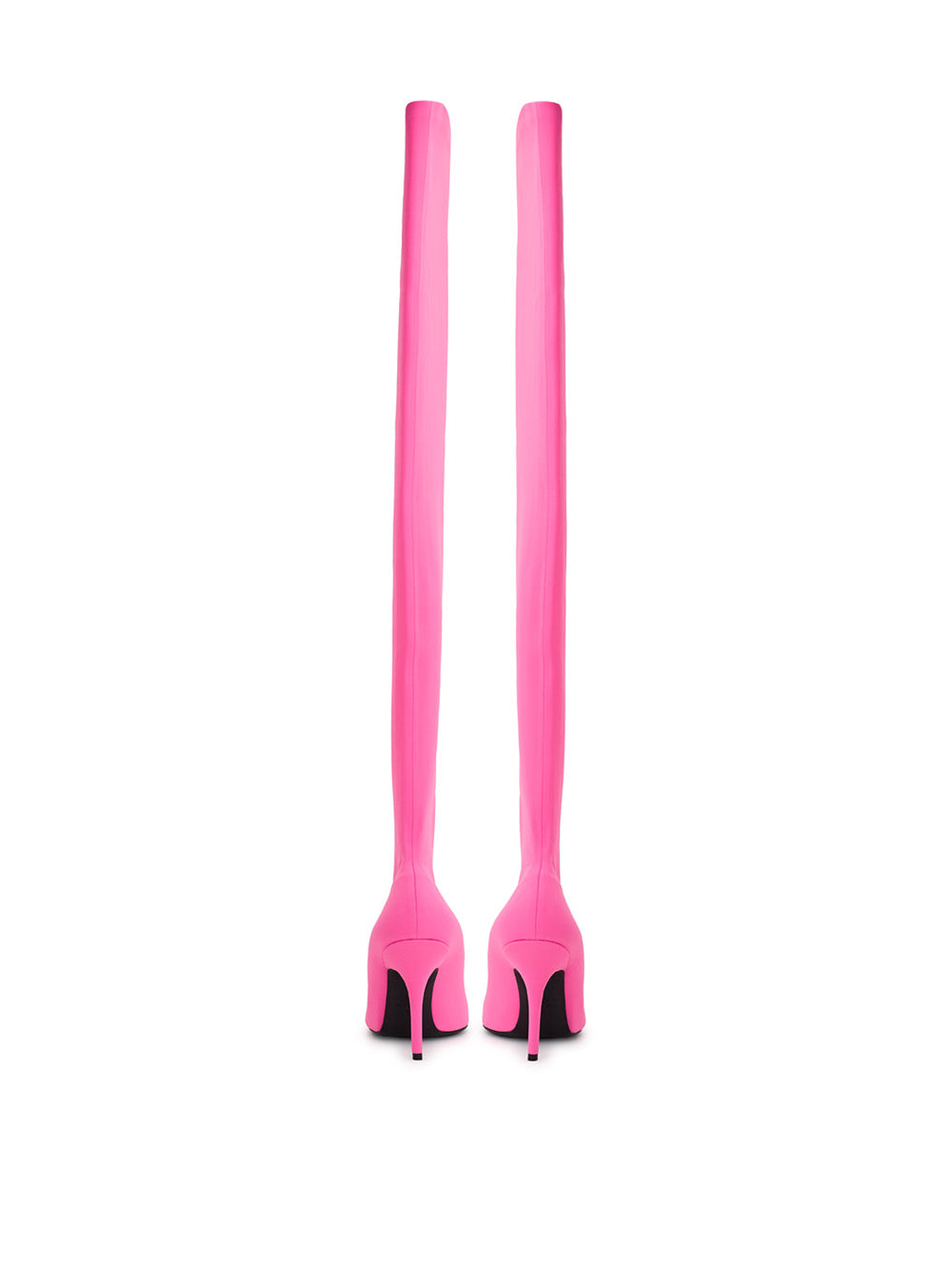 Balenciaga Knife Boot Fluo Pink Over The Knee