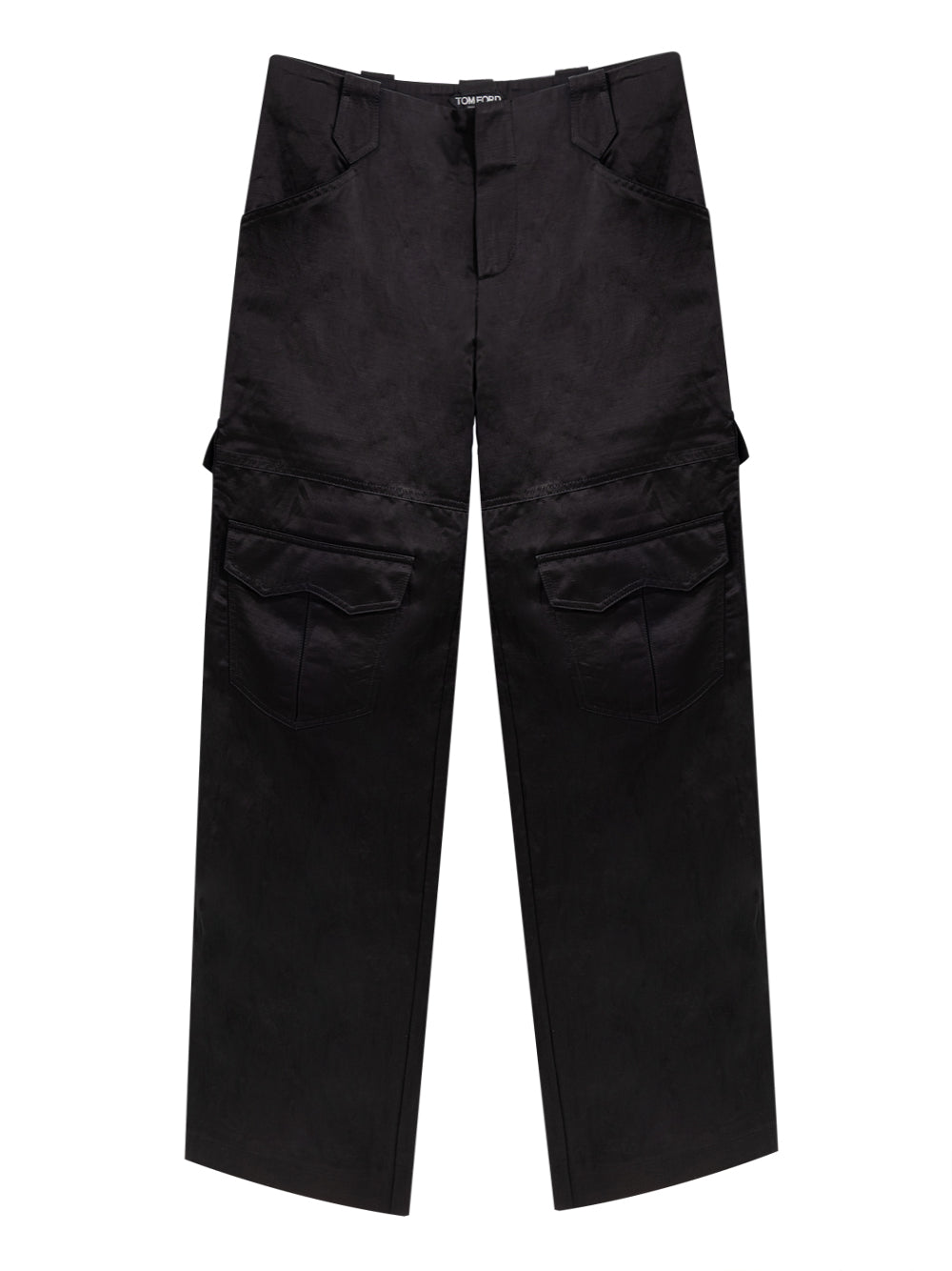 Tom Ford Black Viscose Cargo Trousers – Women – Siebentaschen