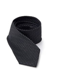 Jil Sander Black Silk Tie 7cm