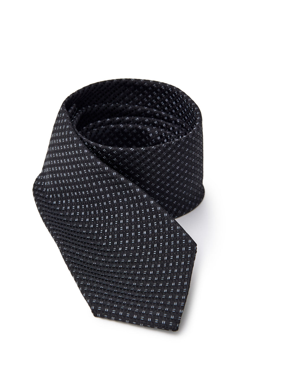 Jil Sander Black Silk Tie 7cm