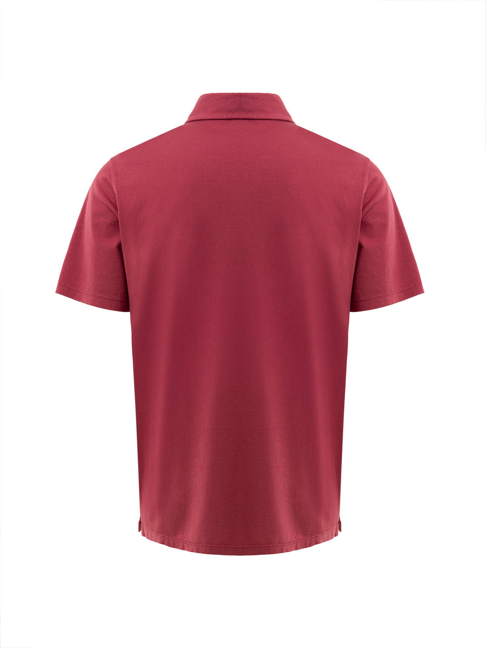 Gran Sasso Organic Cotton Cherry Red Classic Polo