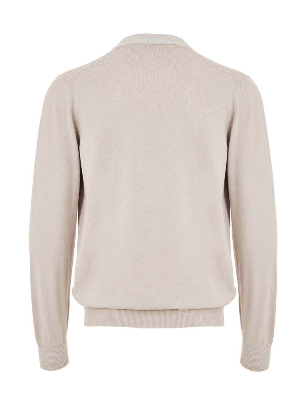 Gran Sasso Beige Cotton Cardigan Sweater