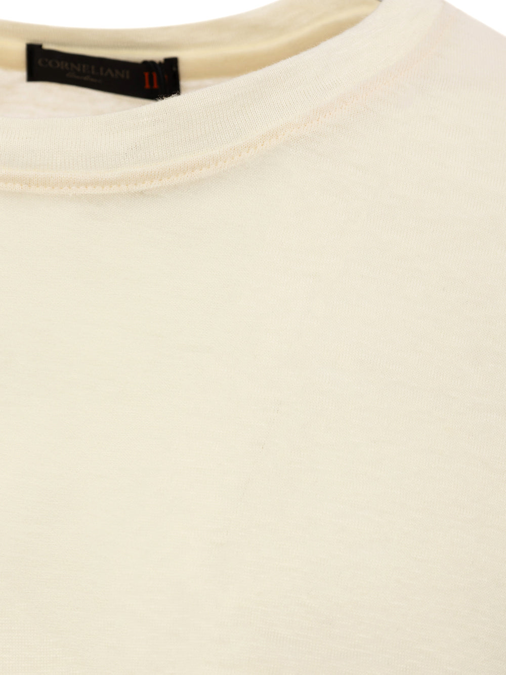 Corneliani Light Yellow Short Sleeve Linen T-Shirt