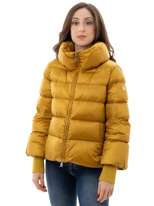 ADD knit detachable cuffs down jacket