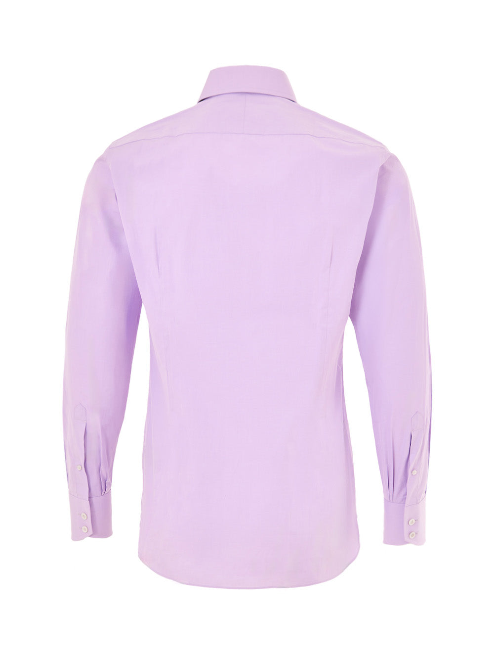 Tom Ford Men's Lightweight Cotton Shirt with Point Collar Viola chiaro – Siebentaschen