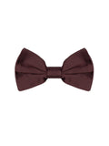Dolce & Gabbana burgundy silk bow tie