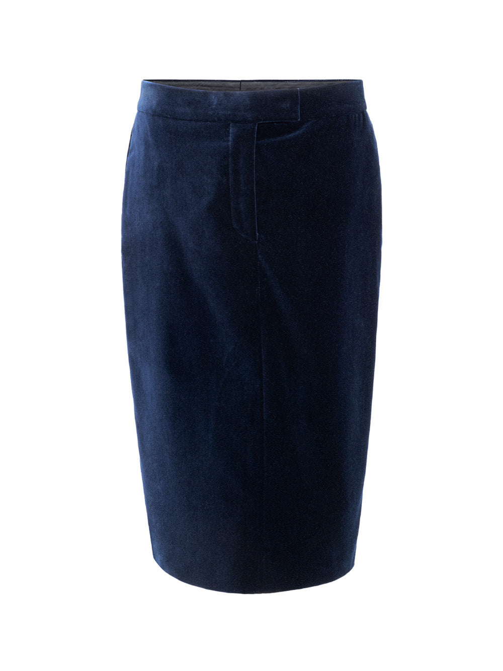 Tom Ford Blue Velvet Midi Skirt