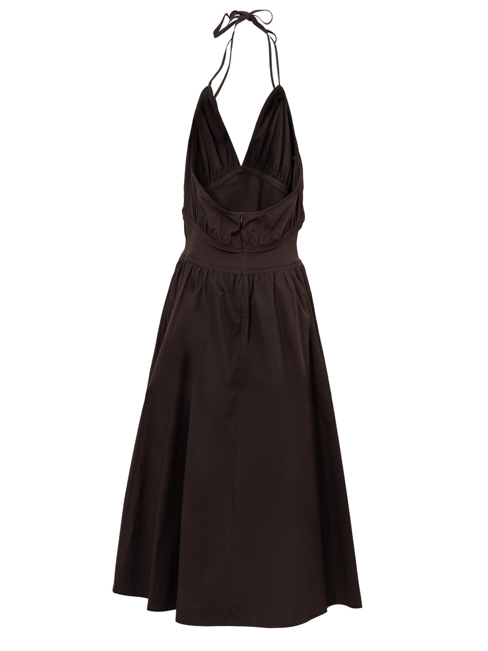 Bottega Veneta Cotton Strapless Wide Dress.