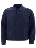 C.P. Company Linen Blend Shirt with Pockets