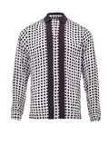 Dolce & Gabbana Black/White Polka Dot Silk Shirt