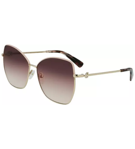 Longchamp pink metal sunglasses