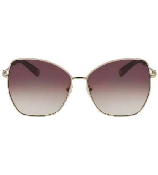 Longchamp pink metal sunglasses