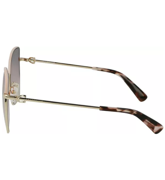 Longchamp pink metal sunglasses
