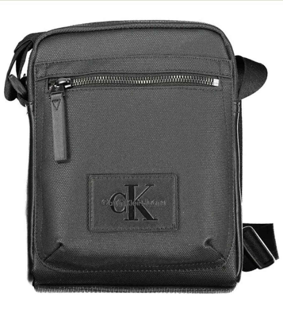 Sac à bandoulière en polyéthylène noir Calvin Klein