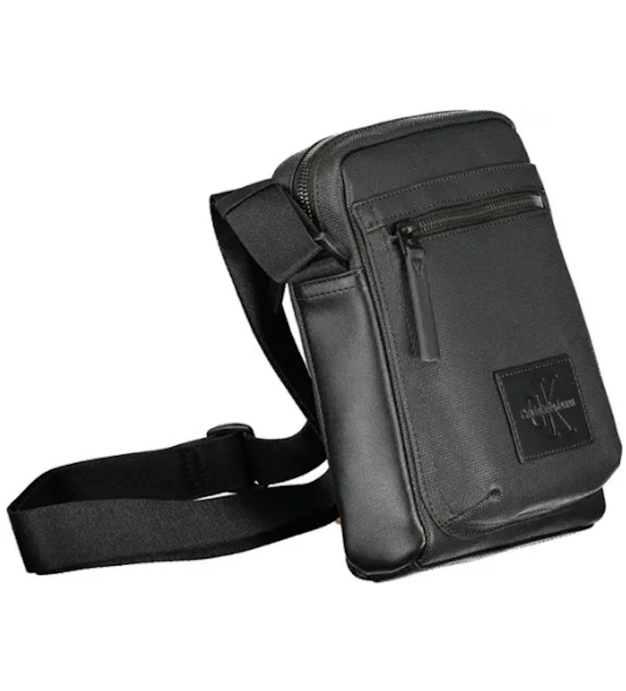 Sac à bandoulière en polyéthylène noir Calvin Klein
