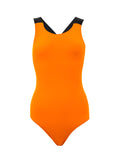 Dolce & Gabbana Orange Olympic One-Piece Swimsuit – Siebentaschen