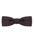 Dolce & Gabbana Black Silk Embroidery Bow Tie