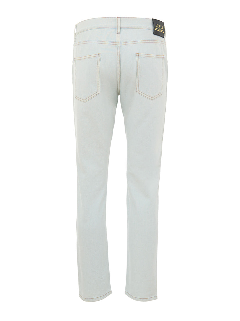 Gucci Light Blue Relaxed-Fit Denim Jeans – Five Pocket – Siebentaschen