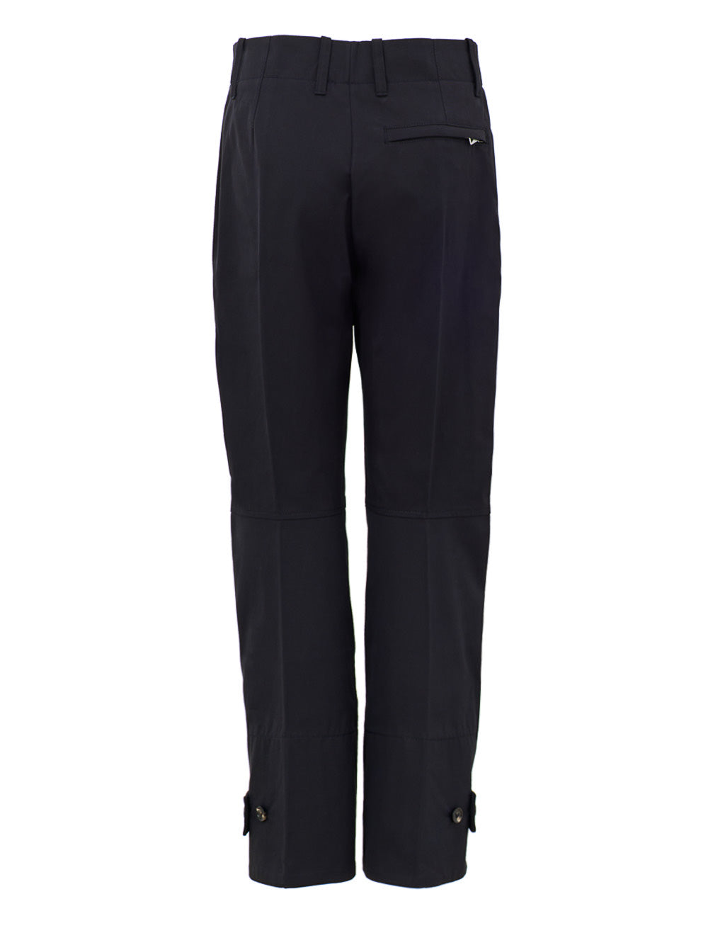 Bottega Veneta Navy Blue Twill High-Waist Tailored Trousers – Siebentaschen