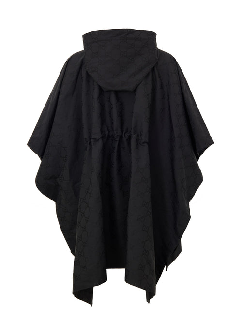 Gucci Black GG Monogram Technical Cape with Web Logo – Siebentaschen