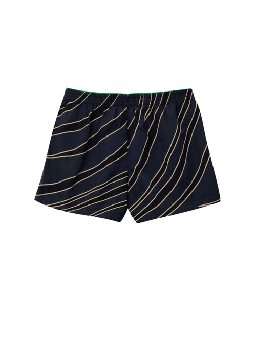 Bottega Veneta Animal Print Swim Shorts with Metal Button – Men Blu notte – Siebentaschen