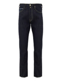 Jacob Cohen Icio Tapered Straight Jeans in Dark Blue
