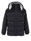 Moose Knuckles Black Hooded Padded Jacket