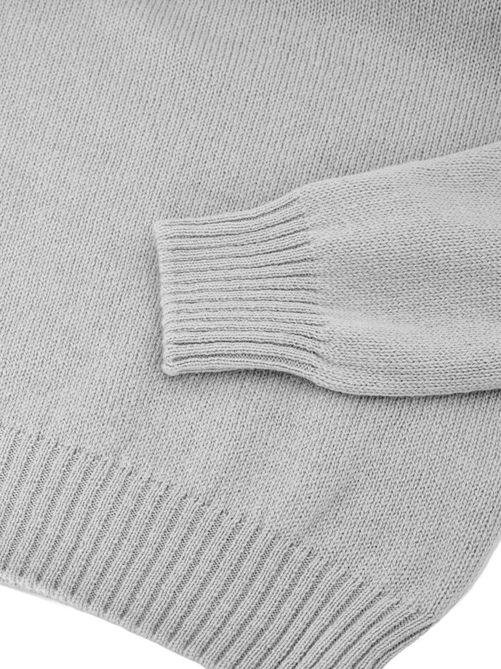 Gran Sasso Gray Wool Turtleneck Sweater
