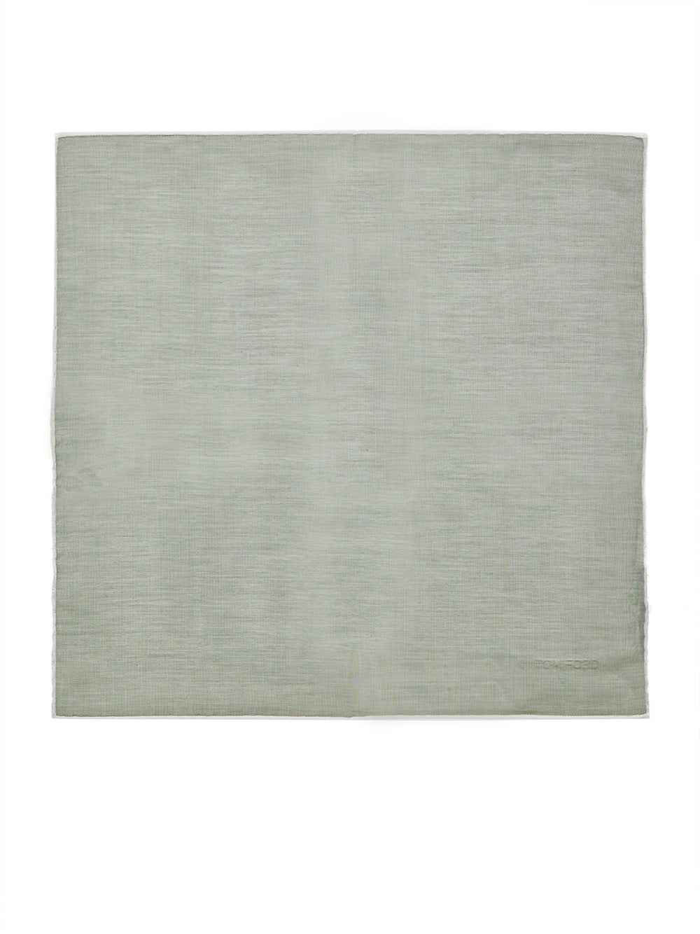 Tom Ford Green Cotton Pocket Square