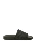 Bottega Veneta Black Rubber Intrecciato Carpet Sliders – Siebentaschen