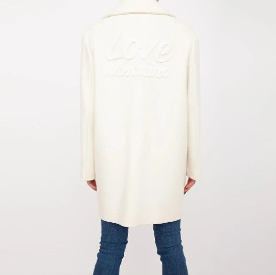 Love Moschino Coats White Woman