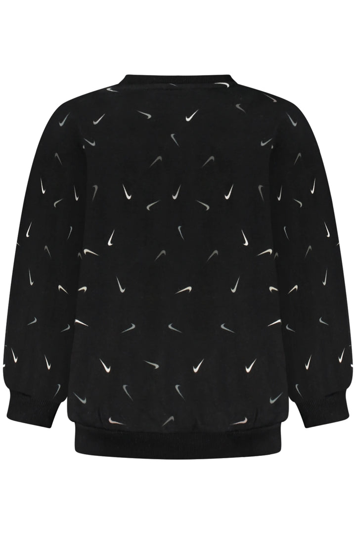 NIKE KIDS&#39; BLACK ZIP-UP SWEATSHIRT