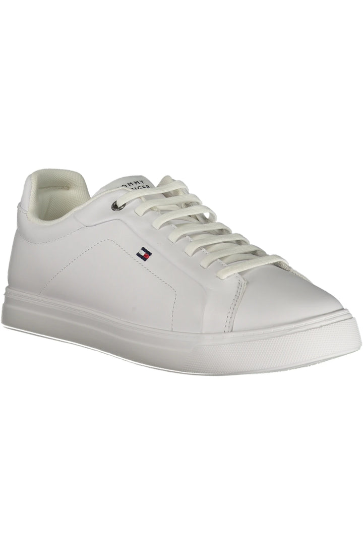TOMMY HILFIGER MEN&#39;S WHITE SPORTS SHOES