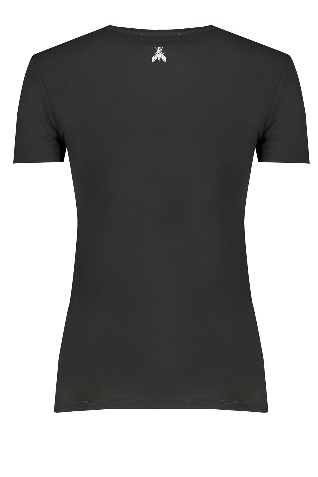 PATRIZIA PEPE WOMEN&#39;S SHORT SLEEVE T-SHIRT BLACK