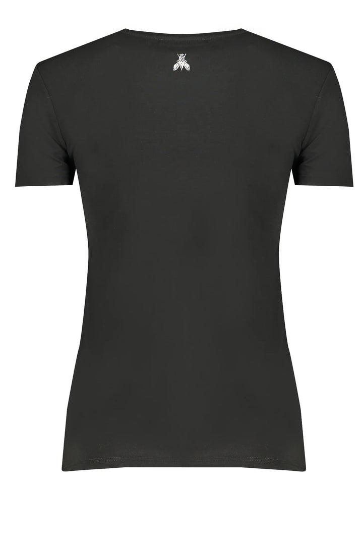 PATRIZIA PEPE WOMEN&#39;S SHORT SLEEVE T-SHIRT BLACK