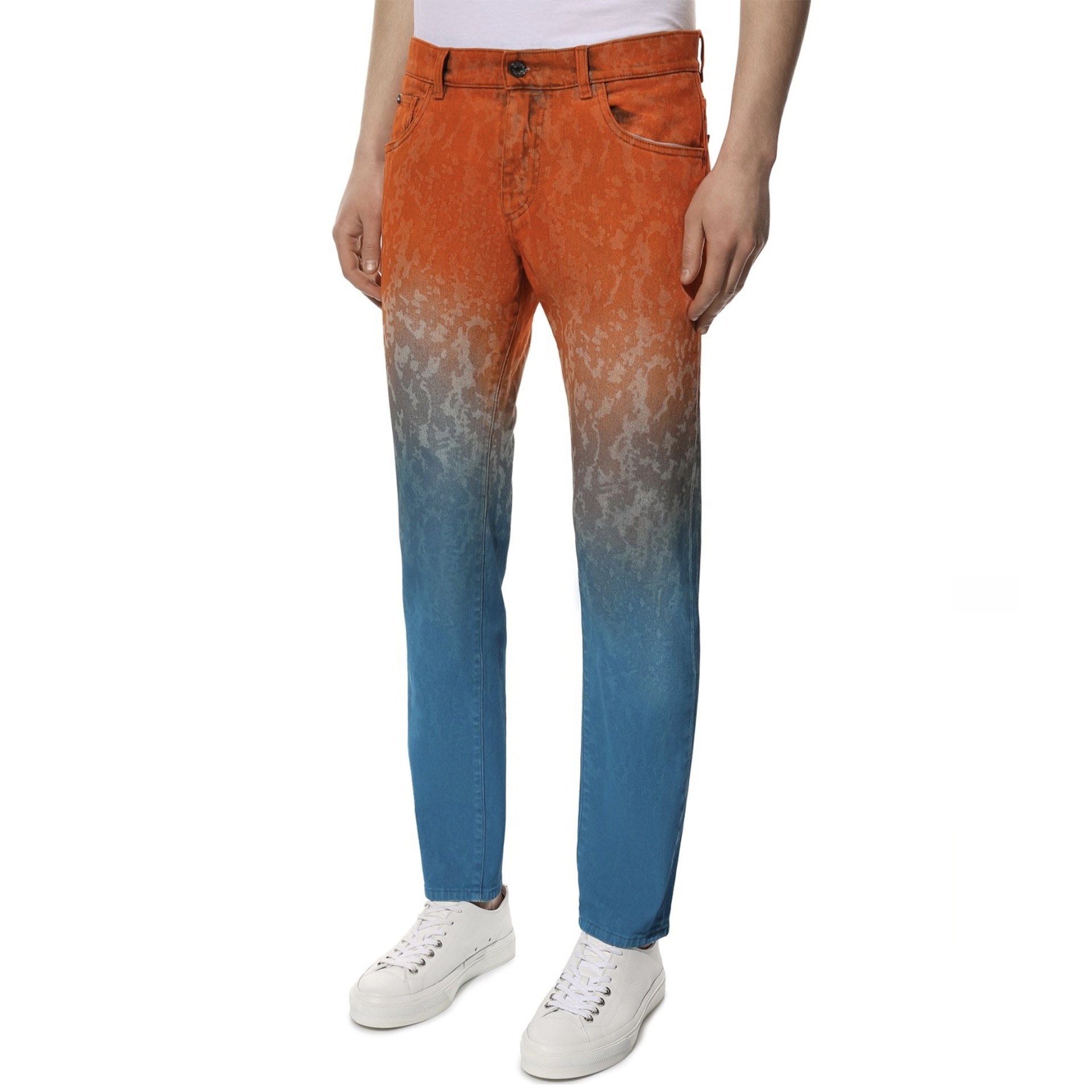 Dolce & Gabbana Cotton Denim Jeans - MEN CLOTHING - DOLCE & GABBANA - Tluxy New