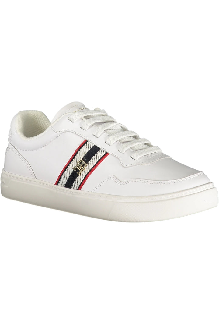 TOMMY HILFIGER WOMEN&#39;S WHITE SPORTS SHOES