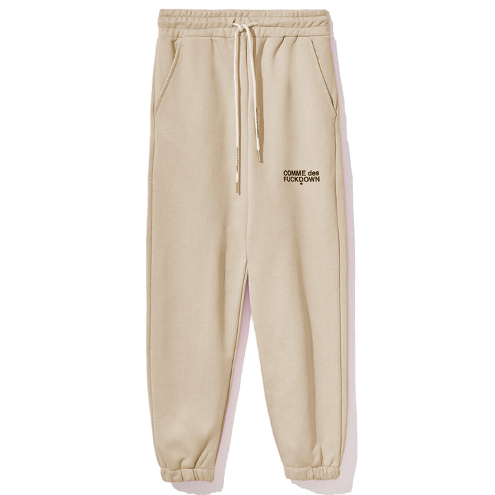 Comme Des Fuckdown Trousers Beige Woman