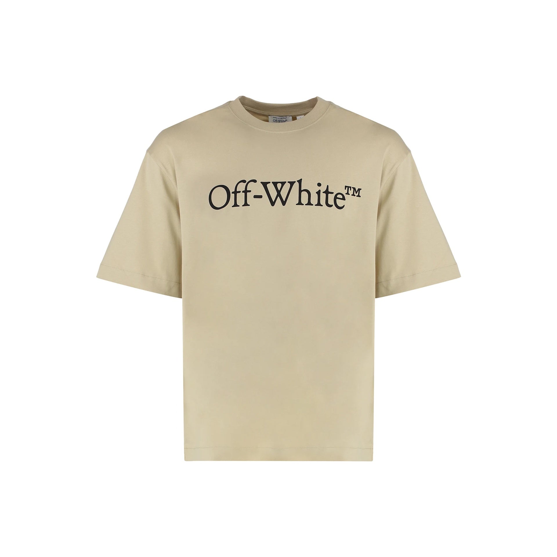Off-White Cotton Crew-neck T-shirt