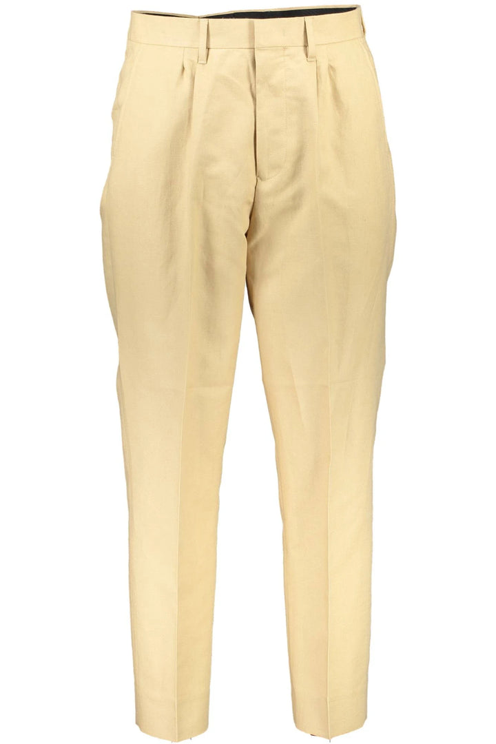 GANT BEIGE MEN&#39;S TROUSERS