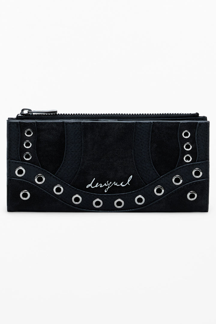 DESIGUAL WOMEN&#39;S BLACK WALLET