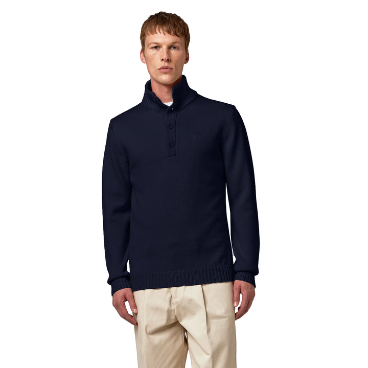 Alpha Studio Sweaters Blue Man