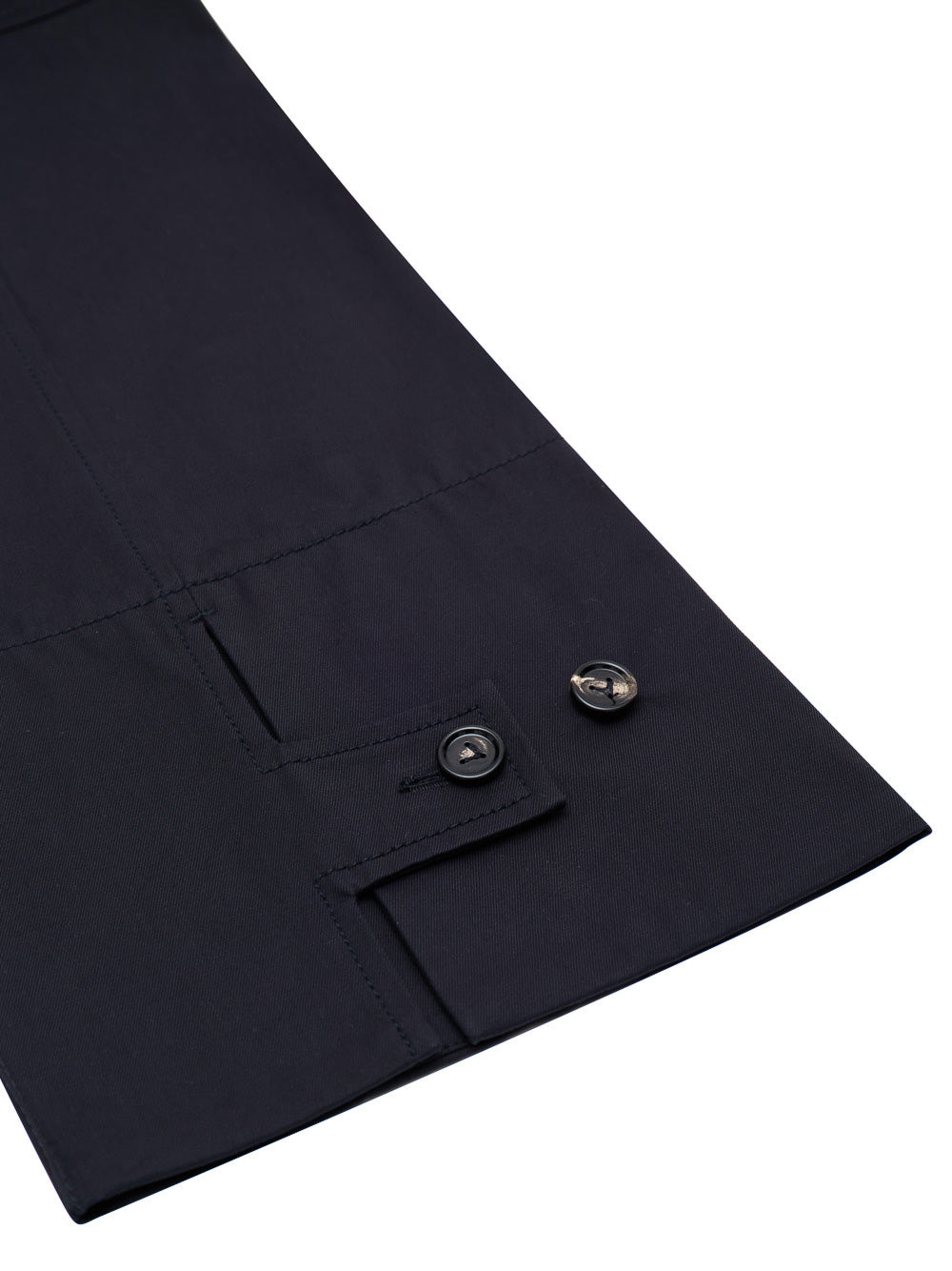 Bottega Veneta Navy Blue Twill High-Waist Tailored Trousers – Siebentaschen