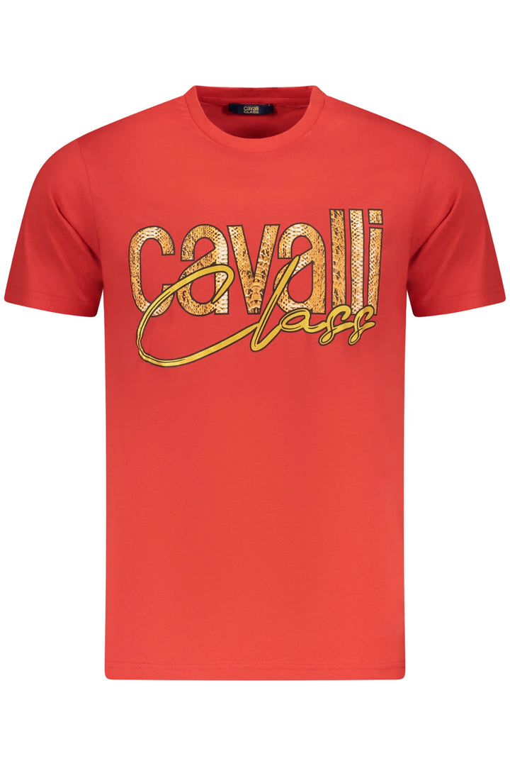 CAVALLI CLASS SHORT SLEEVE T-SHIRT MEN RED
