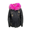 As65 Canvas Embellished Parka Jacket
